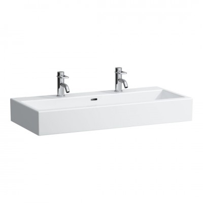 Laufen Living City umywalka ścienna 100x46 cm prostokątna biała H8184370001071