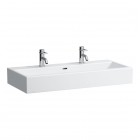 Laufen Living City umywalka ścienna 100x46 cm prostokątna biała H8184370001071