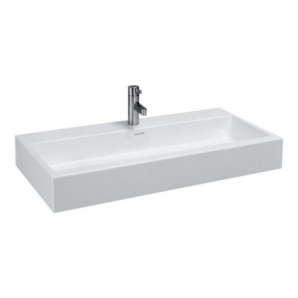 Laufen Living City umywalka ścienna 100x46 cm szlifowany spód biała H8184380001041