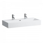 Laufen Living City umywalka ścienna 100x46 cm szlifowany spód biała H8184380001071