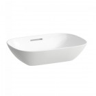 Laufen Ino umywalka nablatowa 50x36 cm prostokątna szlifowany spód biała H8123020001091