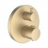 Laufen City Therm bateria wannowo-prysznicowa termostatyczna podtynkowa złoty szczotkowany HF905475462000