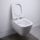 Geberit Smyle Square miska WC wisząca Rimfree z deską WC wolnoopadającą biała 500.683.00.2