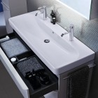 Geberit Smyle Square szafka podumywalkowa 118,4 cm wisząca biały połysk 500.355.00.1