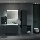 Geberit Smyle Square szafka boczna 60 cm wisząca lava mat 500.360.JK.1