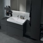 Geberit Smyle Square umywalka 90x48 cm prostokątna biała 500.251.01.1