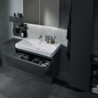 Geberit Smyle Square szafka boczna 60 cm wisząca lava mat 500.359.JK.1