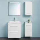 Geberit Selnova Square szafka boczna 33x29,7x65 cm wisząca biały połysk 501.272.00.1