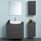 Geberit Selnova Square szafka boczna 33x29,7x65 cm wisząca lava mat 501.273.00.1