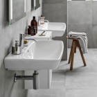 Geberit Selnova Square umywalka 65x48 cm prostokątna biała 500.299.01.5