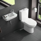 Geberit Selnova Compact umywalka 45x25 cm prostokątna prawa biała 500.318.01.5