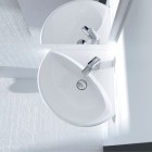 Geberit Selnova umywalka 41,5x41 cm narożna biała 500.326.01.5