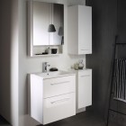 Geberit Selnova Square szafka boczna 33x29,7x85 cm wisząca biały połysk 501.276.00.1