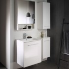 Geberit Selnova Square zestaw łazienkowy 55 cm umywalka z szafką biały połysk 501.248.00.1