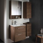 Geberit Selnova Square szafka wisząca z lustrem 80 cm orzech włoski hickory 501.270.00.1