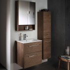 Geberit Selnova Square zestaw łazienkowy 55 cm umywalka z szafką orzech włoski hickory 501.234.00.1