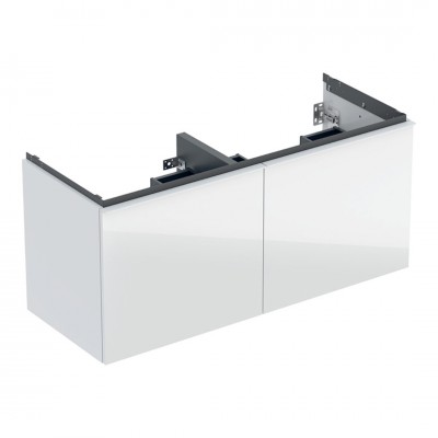 Geberit Acanto szafka podumywalkowa 118,4 cm wisząca biały połysk 503.007.01.2