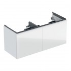 Geberit Acanto szafka podumywalkowa 118,4 cm wisząca biały połysk 503.007.01.2