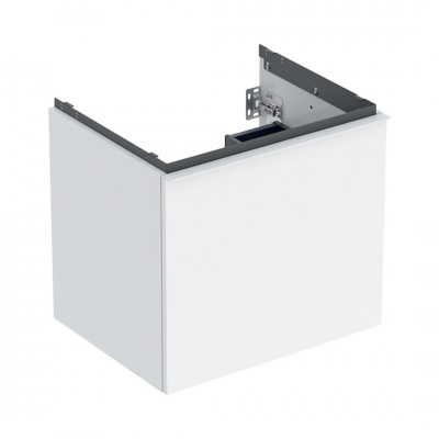 Geberit Acanto szafka podumywalkowa 59,2 cm wisząca biały połysk 503.003.01.1