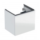 Geberit Acanto szafka podumywalkowa 59,2 cm wisząca biały połysk/szkło 503.003.01.2