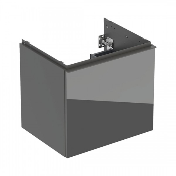 Geberit Acanto szafka podumywalkowa 59,2 cm wisząca lava mat/szkło 503.003.JK.2