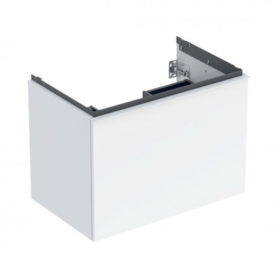 Geberit Acanto szafka podumywalkowa 74 cm wisząca biały połysk 503.004.01.1