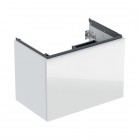 Geberit Acanto szafka podumywalkowa 74 cm wisząca biały połysk/szkło 503.004.01.2