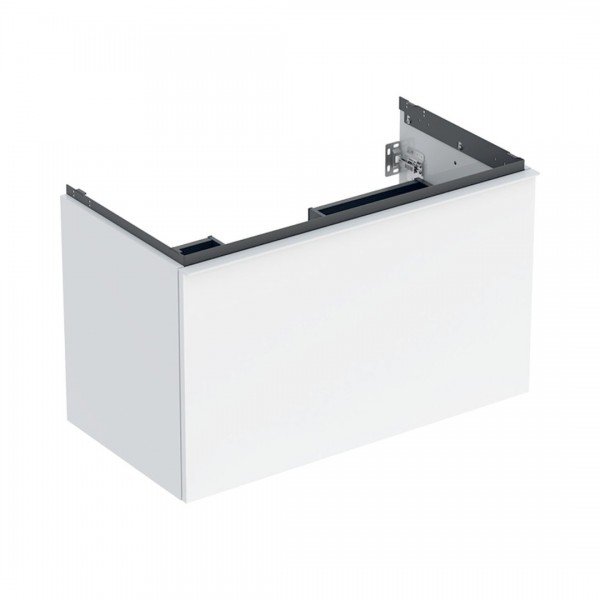 Geberit Acanto szafka podumywalkowa 88,8 cm wisząca biały połysk 503.005.01.1