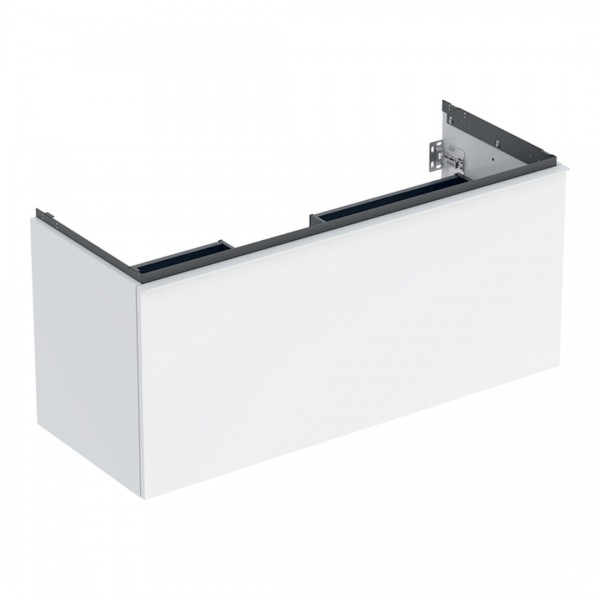 Geberit Acanto szafka podumywalkowa 118,4 cm wisząca biały połysk 503.006.01.1