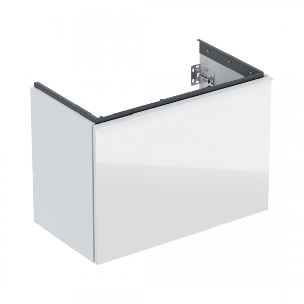 Geberit Acanto szafka podumywalkowa 74 cm wisząca biały połysk/szkło 503.009.01.2