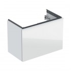 Geberit Acanto szafka podumywalkowa 74 cm wisząca biały połysk/szkło 503.009.01.2