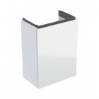 Geberit Acanto szafka podumywalkowa 39,2 cm wisząca biały połysk/szkło 503.001.01.2