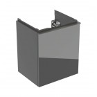 Geberit Acanto szafka podumywalkowa 44,6 cm wisząca lava mat/szkło 503.002.JK.2