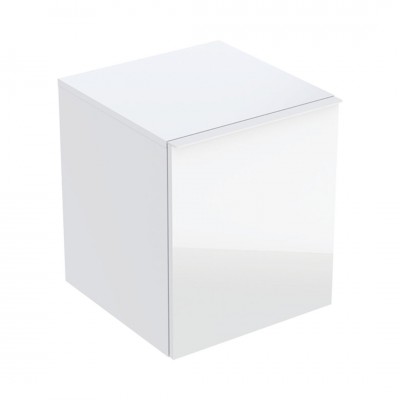 Geberit Acanto szafka 45,5 cm wisząca biały połysk/szkło 503.010.01.2