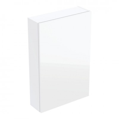 Geberit Acanto szafka 45 cm boczna wisząca biały połysk/szkło 502.318.01.2