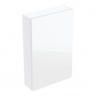 Geberit Acanto szafka 45 cm boczna wisząca biały połysk/szkło 502.318.01.2