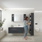 Geberit Acanto szafka podumywalkowa 88,8 cm wisząca lava mat/szkło 503.005.JK.2