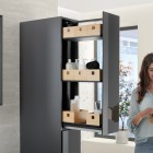 Geberit Acanto słupek 180 cm wiszący lava mat/szkło 503.011.JK.2