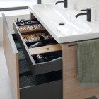 Geberit Acanto szafka podumywalkowa 118,4 cm wisząca dąb 503.006.JH.1