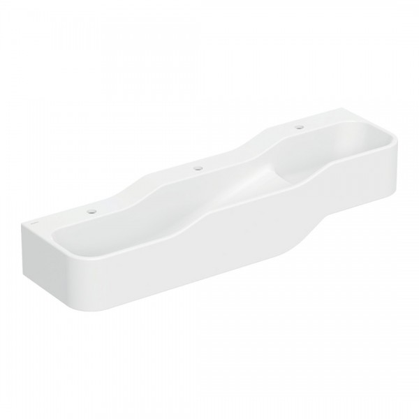 Geberit Bambini umywalka 140x39 cm wisząca lewa biała 502.975.00.1