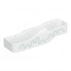 Geberit Bambini umywalka 140x39 cm wisząca lewa biała wzór zielony/jasnozielony 502.975.79.1