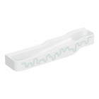 Geberit Bambini umywalka 180x39 cm wisząca lewa biała wzór zielony/jasnozielony 502.977.79.2