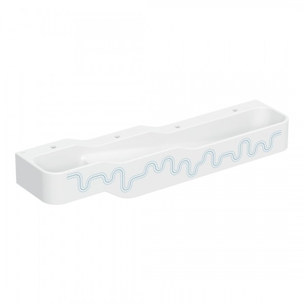 Geberit Bambini umywalka 180x39 cm wisząca prawa biała wzór niebieski/jasnoniebieski 502.978.SX.1