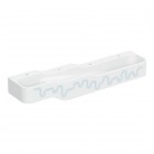 Geberit Bambini umywalka 180x39 cm wisząca prawa biała wzór niebieski/jasnoniebieski 502.978.SX.1