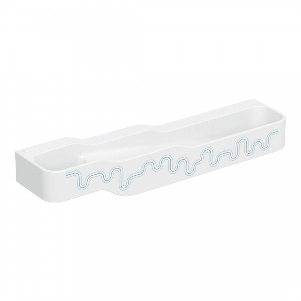 Geberit Bambini umywalka 180x39 cm wisząca prawa biała wzór niebieski/jasnoniebieski 502.978.SX.2