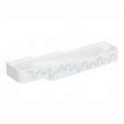 Geberit Bambini umywalka 180x39 cm wisząca prawa biała wzór niebieski/jasnoniebieski 502.978.SX.2