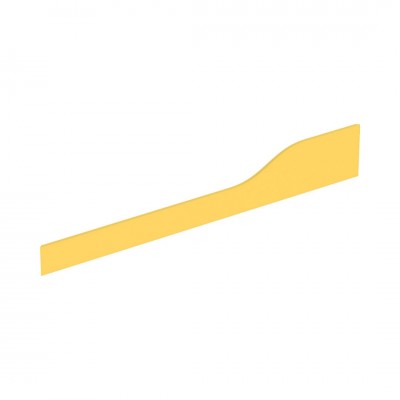 Geberit Bambini osłona do umywalki dekoracyjna przednia 137 cm lewa żółty mat 430310304