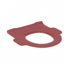 Geberit Bambini siedzisko WC czerwone 502.971.FY.1