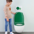 Geberit Sigma01 przycisk spłukujący biały/zielony/jasnozielony 115.770.79.5