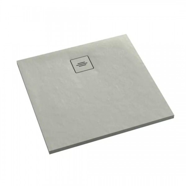Schedpol Protos Cement Stone brodzik kwadratowy 80x80 cm 3SP.P2K-8080/CT/ST-M1/CT/ST